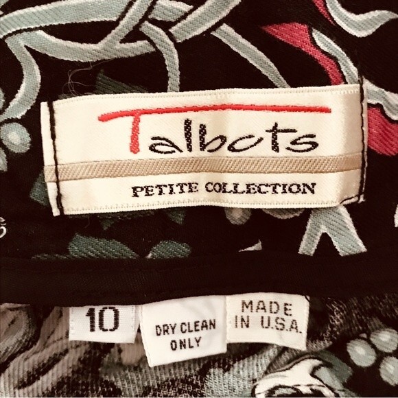 Talbots Drop Waist Pleated Midi Skirt - Picture 2 of 3